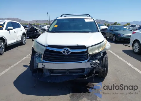 2014 Toyota Highlander Xle V6 из США, поврежденный, VIN 5TDJKRFH8ES009808